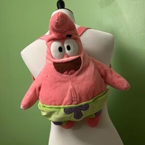 SpongeBob Patrick Star Universal Studios plush backpack. Like new